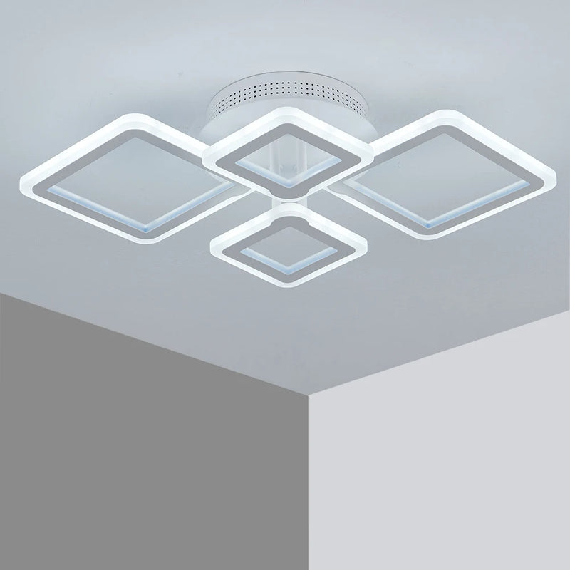 Lustre Pingente Quadrado Led - Berlim