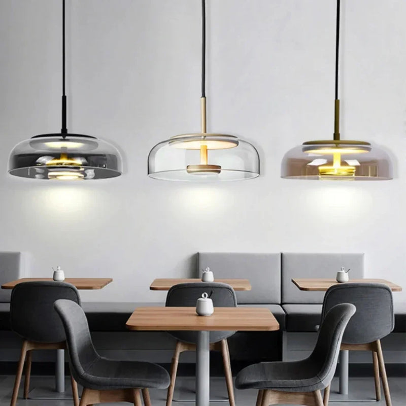 Lustre Pingente Arredondado Led - Berlim